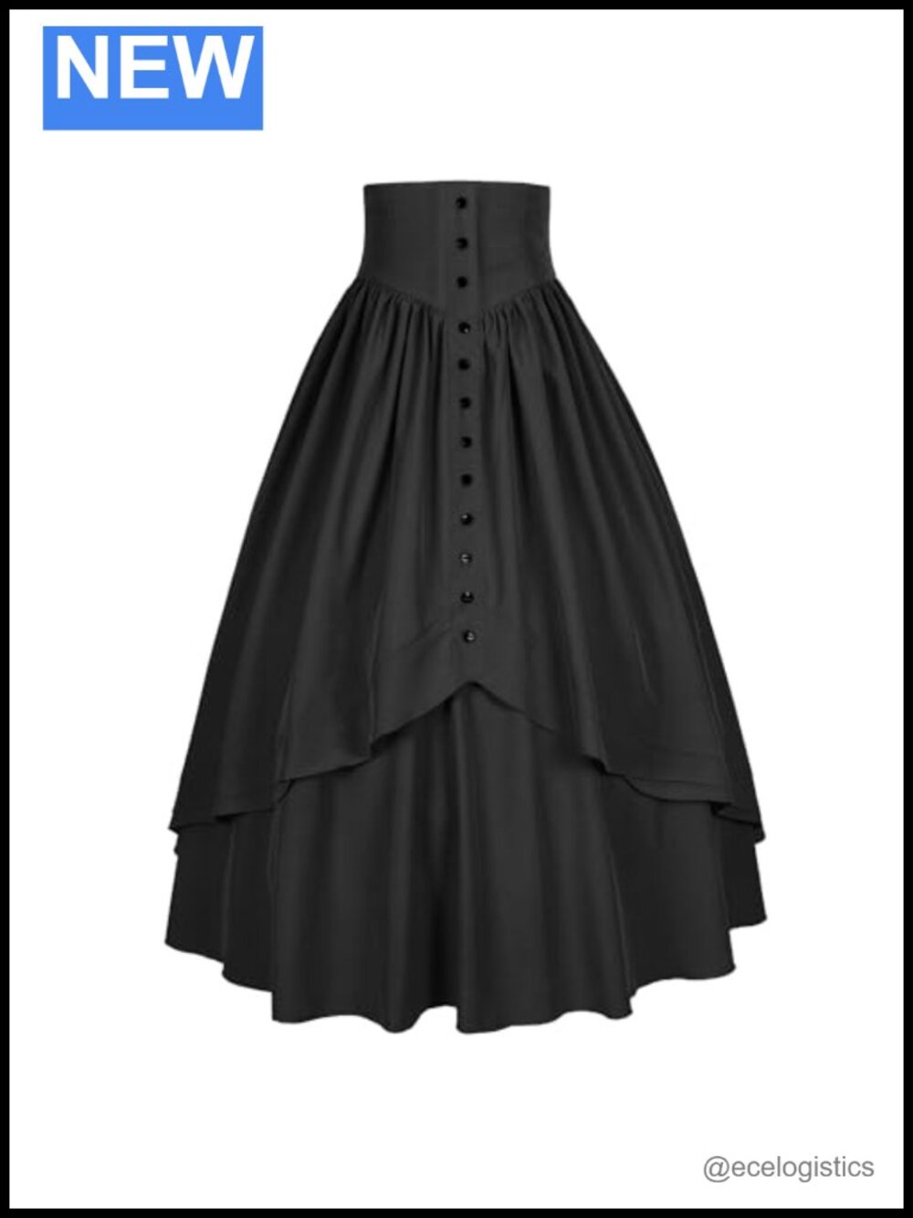 Women's Victorian High Waist Maxi Skirt Renaissance
